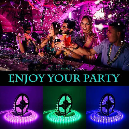 SUPERNIGHT 1-to-3 Remote Controller Dimmer for RGB LED Strip Lights, One Remote Can Control 3pcs Light Strips Synchronously, for SMD 5050 2835 3528 Multi Color Changing Rope Lights (3 Ports)
