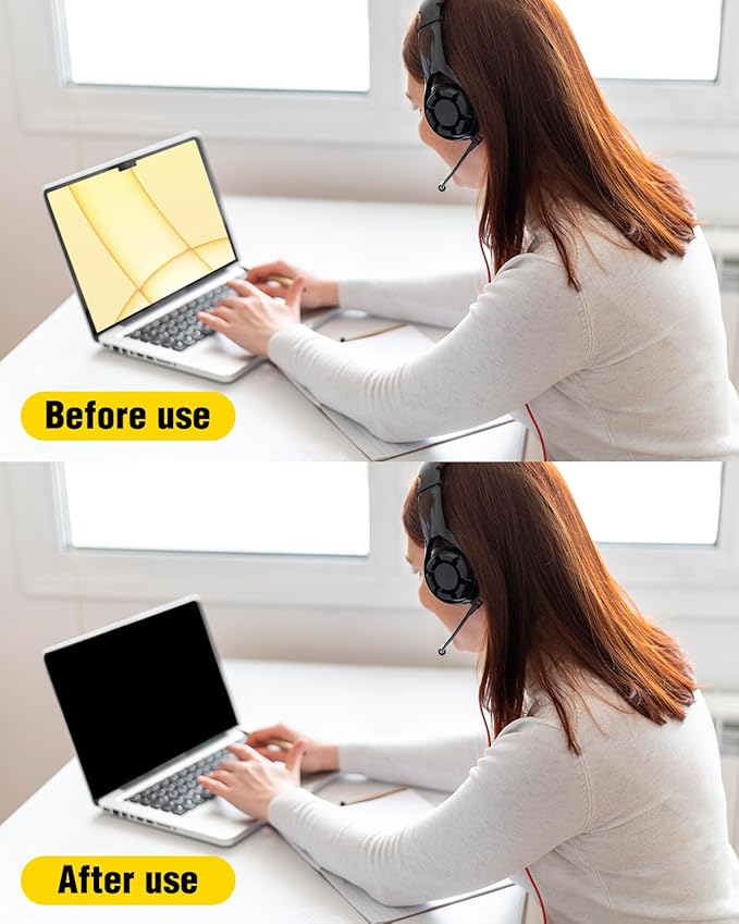 F FORITO Magnetic Privacy Screen Protector Compatible with MacBook Pro 16 inch (2021-2024, M1, M2, M3, M4 Pro/Max), Removable 360° Anti Peeping Anti Blue Light Anti Glare Laptop Privacy Shield