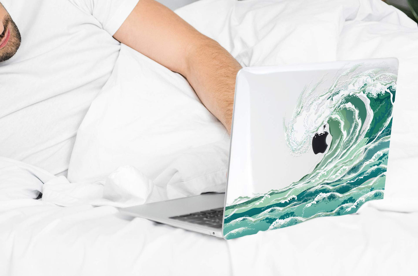 Batianda LumiArt Case for MacBook Air 13" M1 Chip, Wave