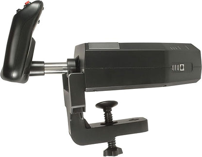Logitech G PRO Flight Yoke System, Professional Simulation Yoke and Throttle Quadrant, 3 Modes, 75 Programmable Controls, Configurable Knobs, Steel Shaft, USB, PC - Black