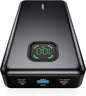 65W Power Bank, 25000mAh Travel Essential USB C Laptop Portable Charger, 100W Total Fast Charging Battery Pack for MacBook Dell XPS iPad Tablet Steam Deck iPhone 17-12 Series Samsung Switch and More