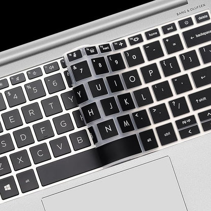Keyboard Cover for HP EliteBook 830 835 840 845 1040 G9 G10 2024 2023 2022 13.3 14 inch Laptop Accessories Keyboard Protective Skin (Not fit The 830/840/845/1040 G11 G8 G7 G6 G5 G4 G3)-Black