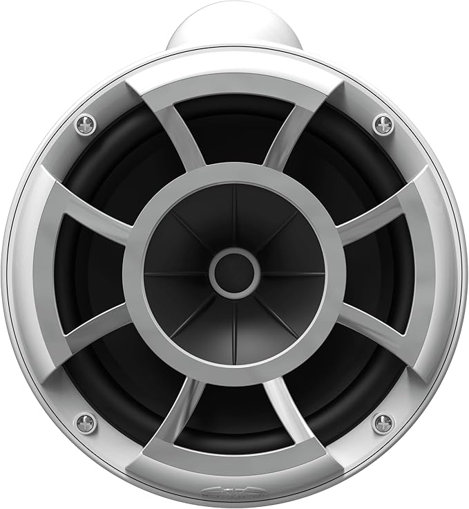 wet sounds Rev 8 White V2 Revolution Series 8" White Tower Speakers w/Fixed Clamp Mini
