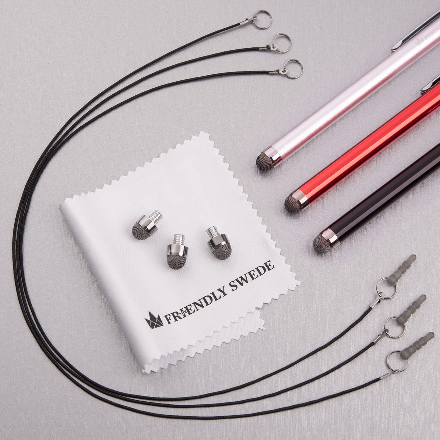The Friendly Swede Stylus Pen for Touchscreen with Replaceable Thin Tips