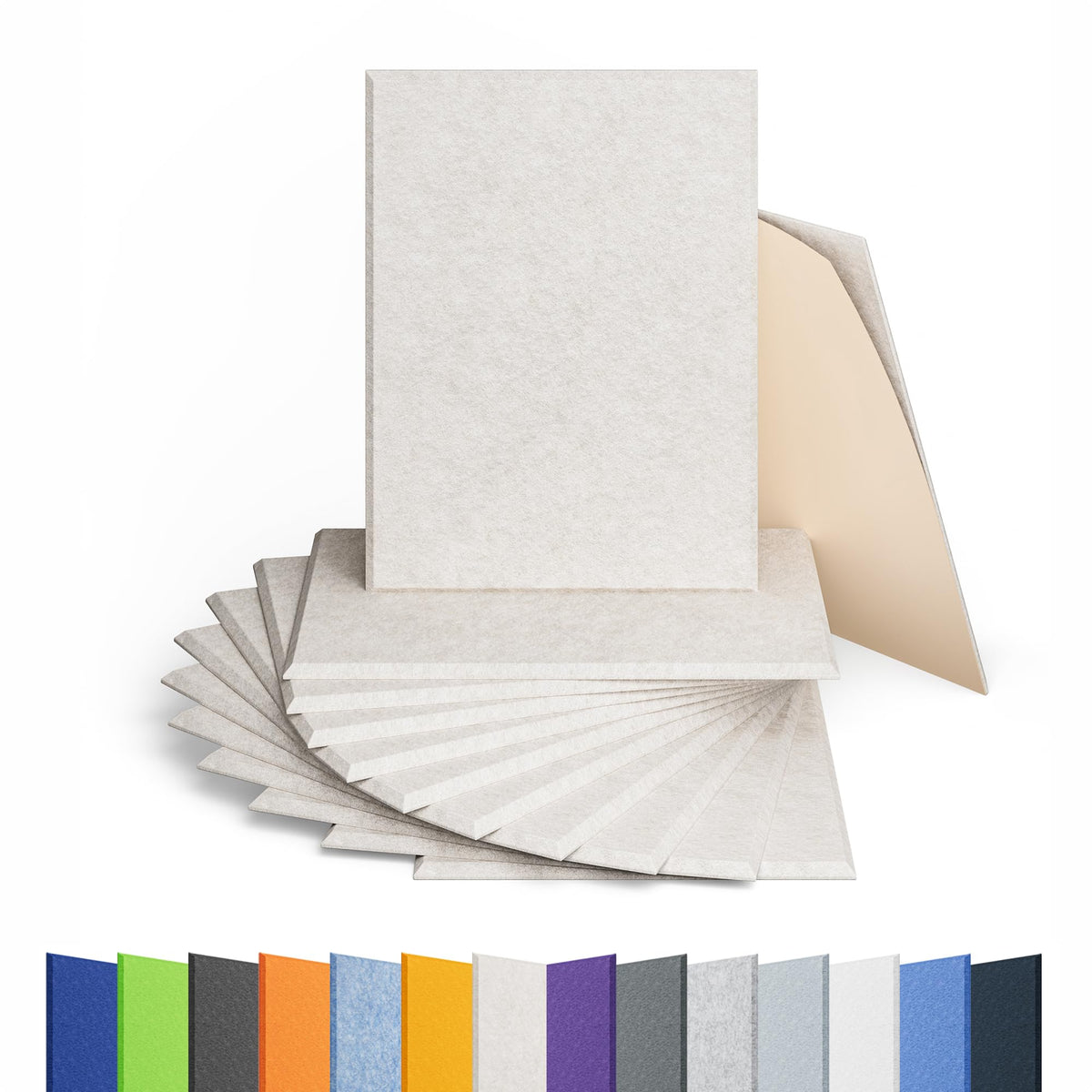 12 Pack Hexagon Acoustic Panels Self Adhesive Sound Proof Foam(Silver Gray)