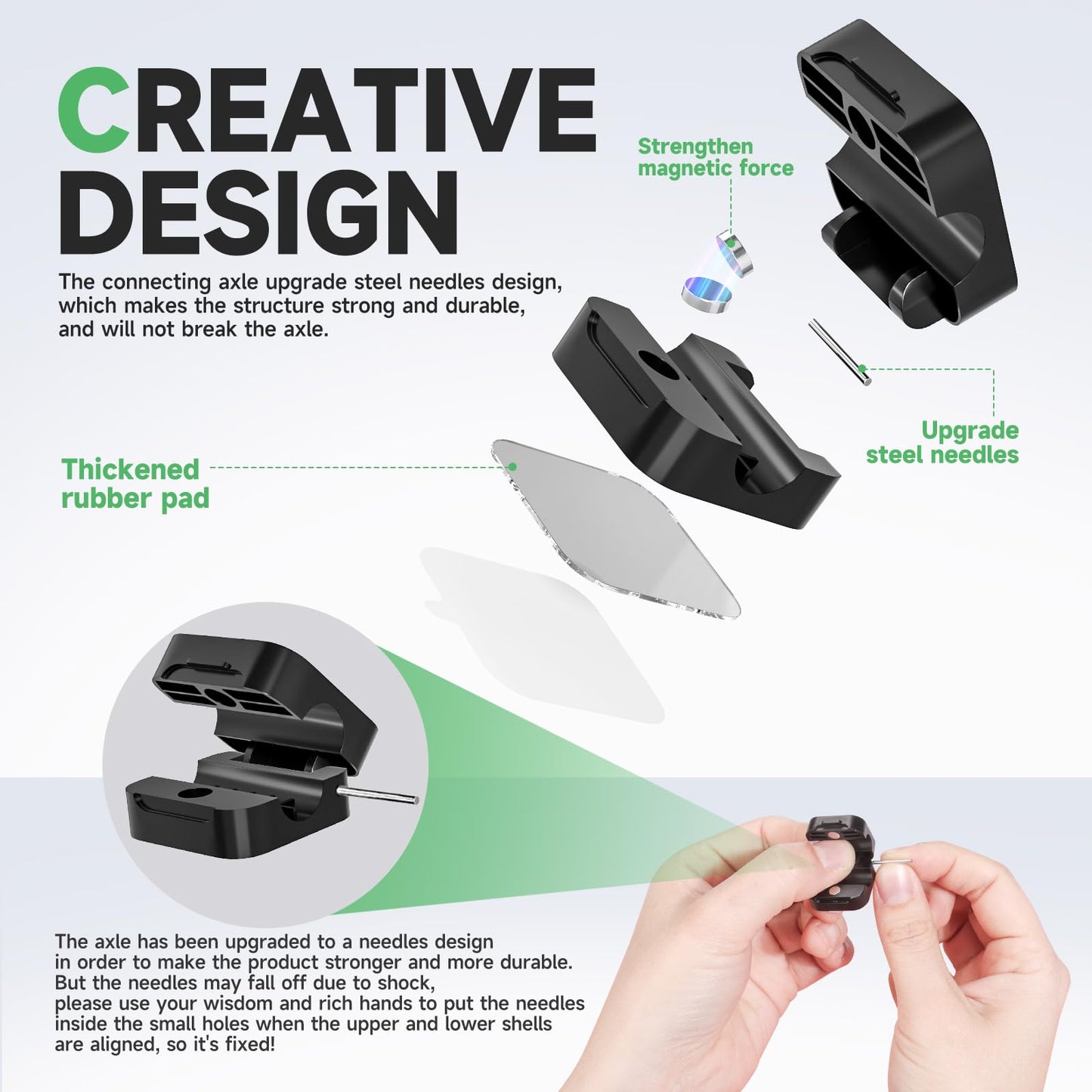 9 Black Magnetic Cable Clips,Under Desk Cable Management,Cord Holder for Nightstand Home Office Car Phone Wall,2025 Adhesive Cord Organizer[0.45" in Ht Save Space/Versatile for Wire Up to 0.27" OD]