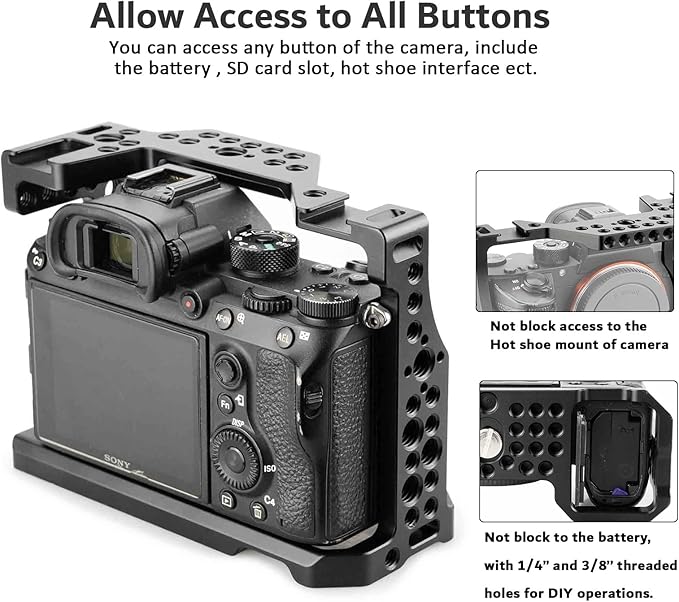 MagicRig A7iii / A7riii Full Camera Cage Rig and ARRI Locating Top Handle