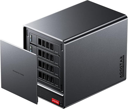 AOOSTAR WTR PRO AMD Ryzen 7 5825u 4 Bay NAS Mini PC, 16GB RAM 512GB SSD, 4K HDMI, 2 * M.2 NVMe Slots, 2.5/3.5 SATAx 4 Storage(Up to 4 * 22TB)