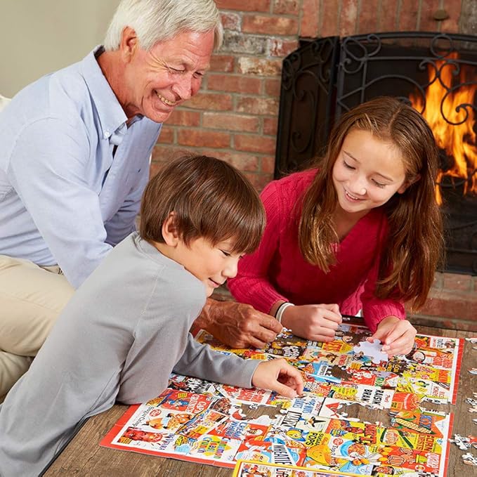 White Mountain Puzzles The Sting of APEP Jigsaw Puzzles 1000 Pieces Mystery Puzzles for Adults