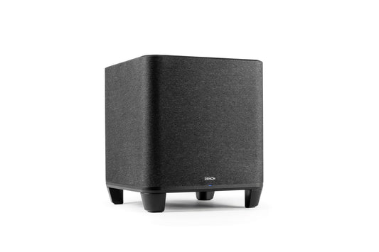 Denon Home Subwoofer, 8" Bass-Reflex Woofer for Home Theater, Black