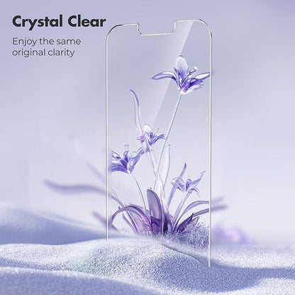 UNBREAKcable Shatterproof Screen Protector for iPhone 13 Pro Max/iPhone 14 Plus [3-Pack] [99.99% HD Clear] [Easy Installation Frame] [9H Hardness][Bubble Free] [Full Coverage] for Apple 6.7''