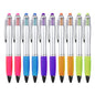 Stylus Pens 2-in-1 Ballpoint Pen 1.0mm Medium Point Pens with Crystals for Women Black Ink Pen with Stylus Ball Point Pen with Comfort Grip for The iPad, 10-Count