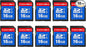 INDMEM SD Card 16GB, 10-Pack UHS-I Class 10 MLC Flash Memory Card, High-Speed Secure Digital Cards for Cameras, DSLR, Action Cams - Reliable Storage
