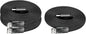 Statik MagStack USB to USB C Cable, Magnetic Anti Tangle Flat A to Type C Charger Fast Charging Cord, Magnetic Charging Cable, Compatible with iPhone 16 Pro Max, Galaxy S24 Ultra, 27W 6FT/2M, 3-Pack