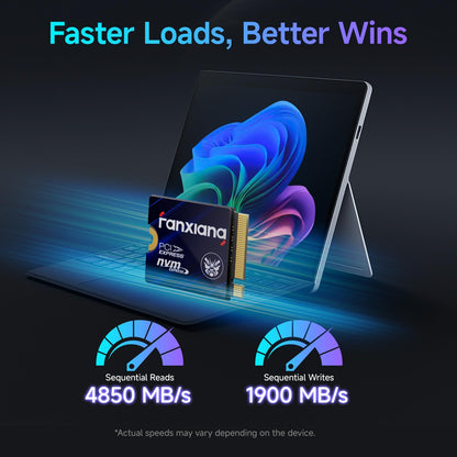 fanxiang 500GB M.2 2230 NVMe SSD, PCIe Gen 4x4 Speed up to 4850 MB/s, 2230 SSD Compatible with Steam Deck/ROG Ally/Microsoft Surface Pro/Mini PCs, S630