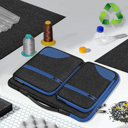 ZINZ 360 Protective Laptop Case 15" 15.6" 16" Sleeve, Water-Resistant Handbag with Straps Compatible with 16" MacBook Neo, MacBook Pro Air 16"/15", XPS 16" and Most 15" 15.6" 16" Notebooks,B01BL02