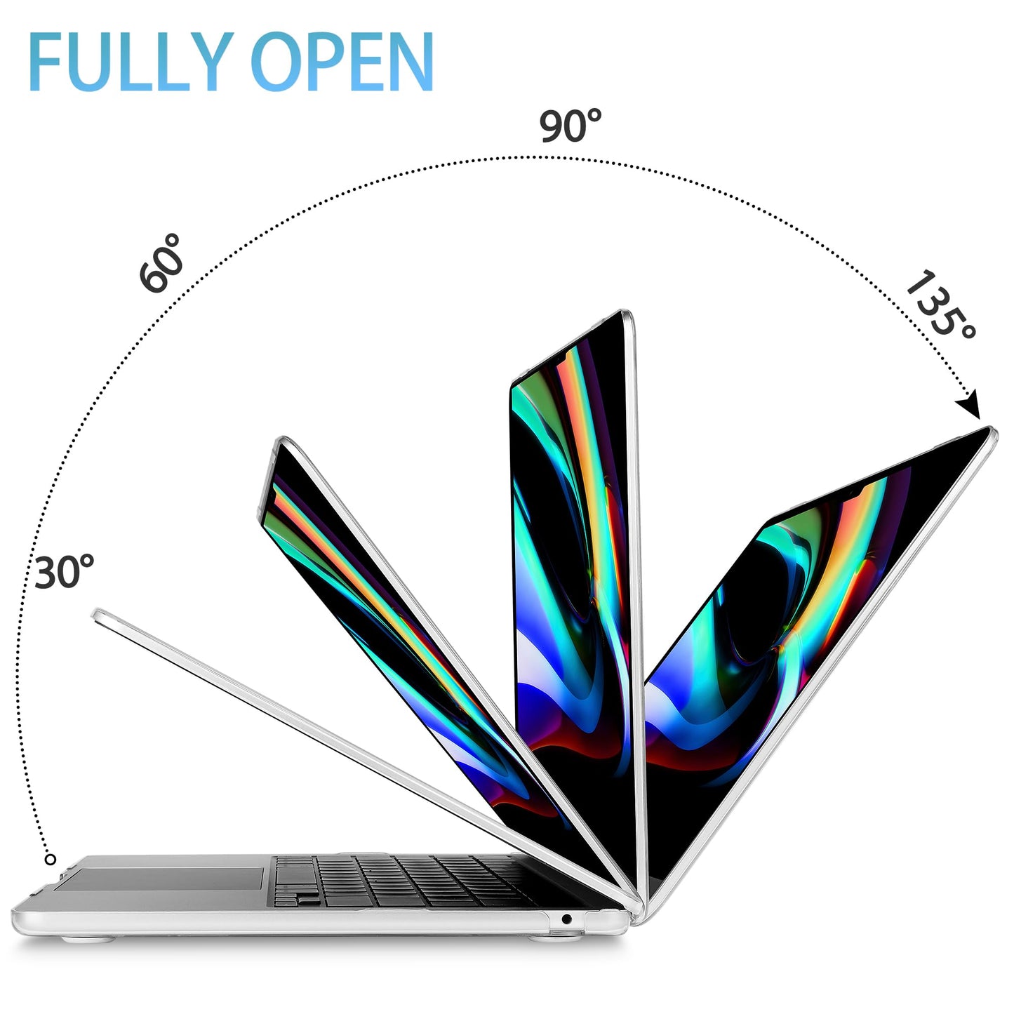 Mektron for 2026 MacBook Air 13-inch M5 Laptop Case A3449 with 13.6-inch Liquid Retina Display Fits 2025 A3240 M4 2024 A3113 M3 2023 A2681 M2 Printed Shell for MacBook Air 13.6", Colorful Floral