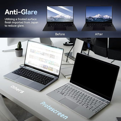 Laptop Privacy Screen 14 Inch Compatible With Lenovo Hp Dell Acer Asus Thinkpad Envy Xps, 16:9 Aspect Removable Anti Glare Blue Light Filter Protector, 14inch Computer Monitor Privacy Shield