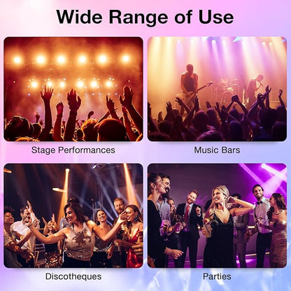 DJ Light Stand, Tripod Lighting Stand with 73""-138"" Adjustable Height, Portable T-bar Light Stand Stage Light Stand for Bar, Party & Banquet, TL35700