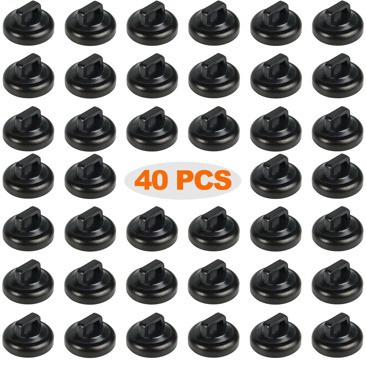 CANAANIN Magnet Zip Tie Mount Clips Magnetic Zip Ties Mount Base Holder Strong Wire Cable Holder Mount Wire Clips Management for Home Office Marine Electrical Wiring (D19 20 Pcs)