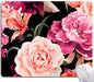 DUADELI Watercolor Rose Flower Mouse Pad, Floral Mouse Pad Custom Design, Square Waterproof Mouse Pad Non-Slip Rubber Base MousePads for Office Laptop, 9.5x7.9x0.12 Inch