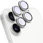 SHANG PIN JIA 2 Pack Camera Lens Protector for iPhone 16 Pro/16 Pro Max,[Not Easy to Breakn ] AR Tempered Glass Strong Adsorption Metal Camera Cover Screen-Black