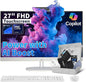 HP 27" All-in-One Desktop Computer - FHD Touchscreen | Intel Ultra 7‑155U | AI‑Enhanced Display, Facial Login | Privacy Pop‑Up Camera | Win 11 Pro, w/Accessories | 64GB DDR5 + 4TB SSD