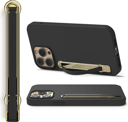 SleekGrip Premium: Swappable Phone Stand & Phone Grip - Ultra Thin Convertible Grip Holder Fits Most iPhone and Android Cases, Phone Strap Compatible with Wireless Chargers and Car Mounts