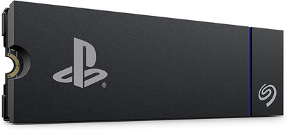 Seagate Game Drive PS5 NVMe SSD for PS5 2TB Internal Solid State Drive - PCIe Gen4 NVMe 1.4, Officially Licensed, Up to 7300MB/s with Heatsink (ZP2000GP3A1001)
