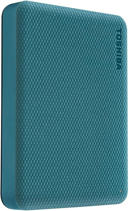 Toshiba Canvio Advance 1TB Portable External Hard Drive USB 3.0, Green - HDTCA10XG3AA, Backup 2.0
