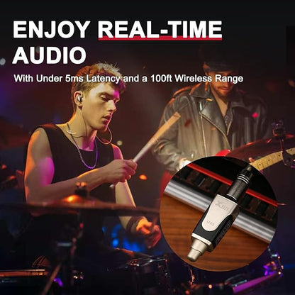 Xvive U45T Wireless in-Ear Monitor System with One Transmitter Only