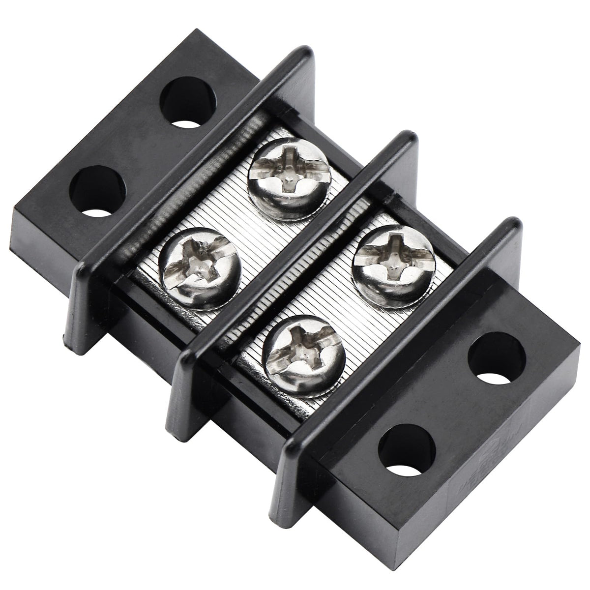 GLOSO Marine Terminal Blocks TBD Double Row Stainless 10-22 AWG Cu, 30A/600V- 1 Pack, 14 Poles
