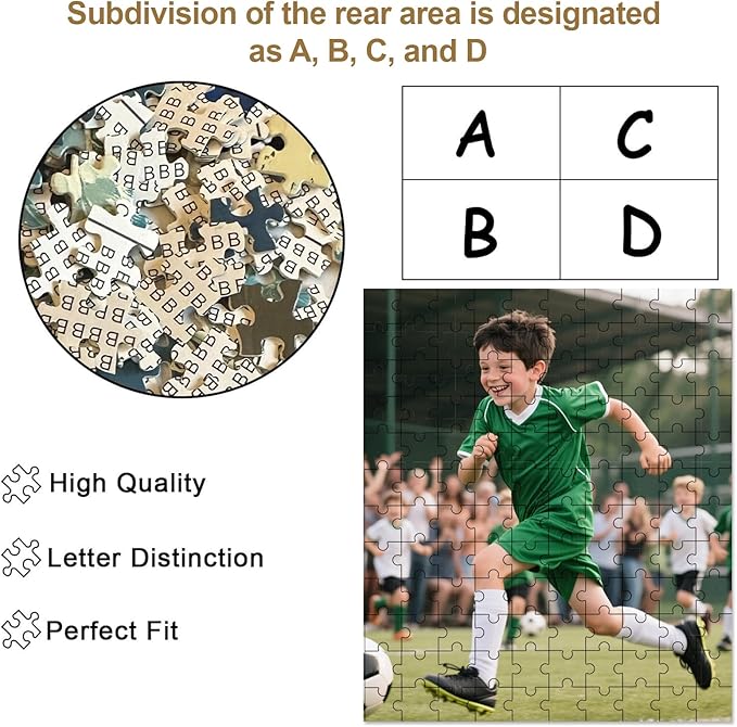 Personalized Photo Puzzle with Glossy Finish – Custom Jigsaw Puzzle 120/200/300/500/1000/1500 Pieces for Family, Couples, Pets, Birthdays, and Weddings (120-Vertical)