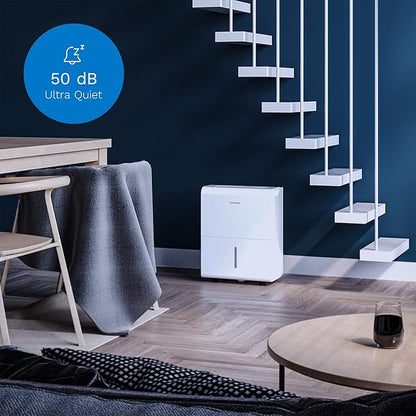 hOmeLabs 1,500 Sq. Ft White Dehumidifier for Medium to Large Rooms and Basements