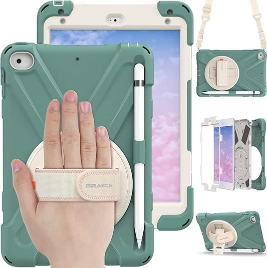 BRAECN iPad mini 5 Case, iPad mini 4 Case - Emerald Green
