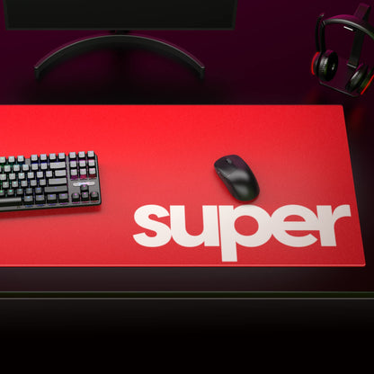Pulsar Gaming Gears Superglide Pad v1 Glass Mouse Pad, XXL, Red