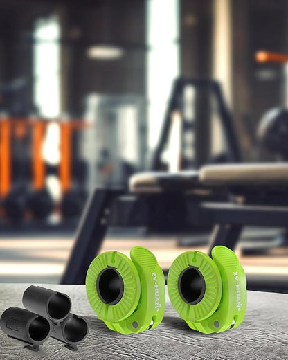 Pro Barbell Clips 1 inch Barbell Clamps 0.9-1.18inch Quick Release Weight Clips for Bars Multi-Size Adjustable Olympic Barbell Clamps