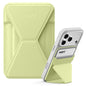 MOFT Magnetic Wallet Stand Compatible with iPhone 18/17/16/15/14/13 Series, Angle Adjustment Magsafe Compatible MOVAS Phone Stand,Clay