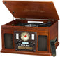 Victrola Navigator - 8-in-1 Bluetooth Record Player - Mahogany