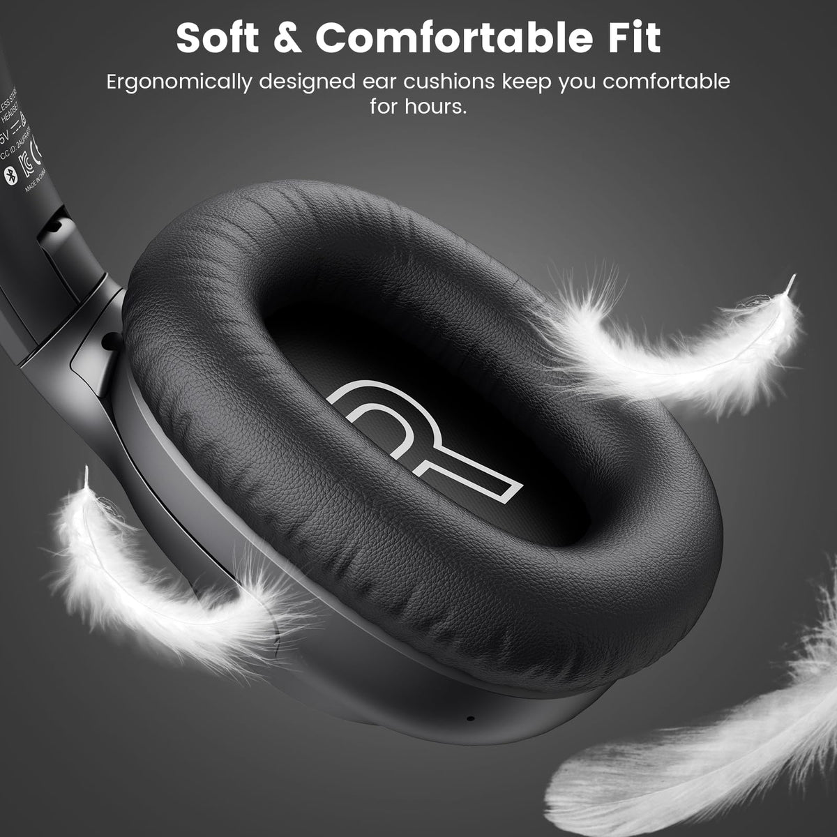 Riibox Y7Pro Hybrid Active Noise Cancelling Headphones for Airplane Travel