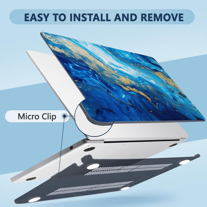 MecBevia Compatible with MacBook Air 13 inch Case M5 M4 M3 M2 2026-2022