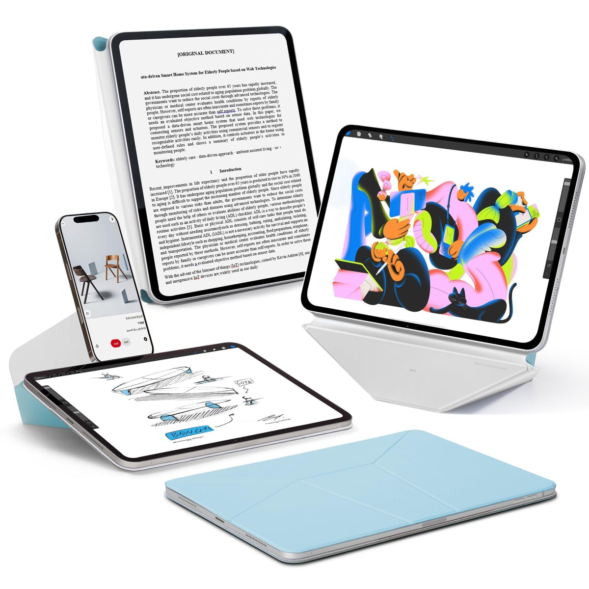 MOFT Dynamic Folio Case for iPad Pro 13 Inch M5 2025 & M4 2024