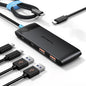 USB C Hub with 10Gbps 2 USB 3.2 & 2 USB C 3.2, Charging Port,USB Port Extender for MacBook Pro/Air,Acer Aspire, HP Dell Laptops,iPad Pro, iPhone 15/15 Pro Max,etc.,0.65ft Cable