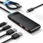 Lemorele USB C Hub 5-in-1 10Gbps, 2 USB A & 2 C Data Ports, 23.6in Cable