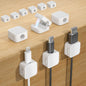 9 Black Magnetic Cable Clips
