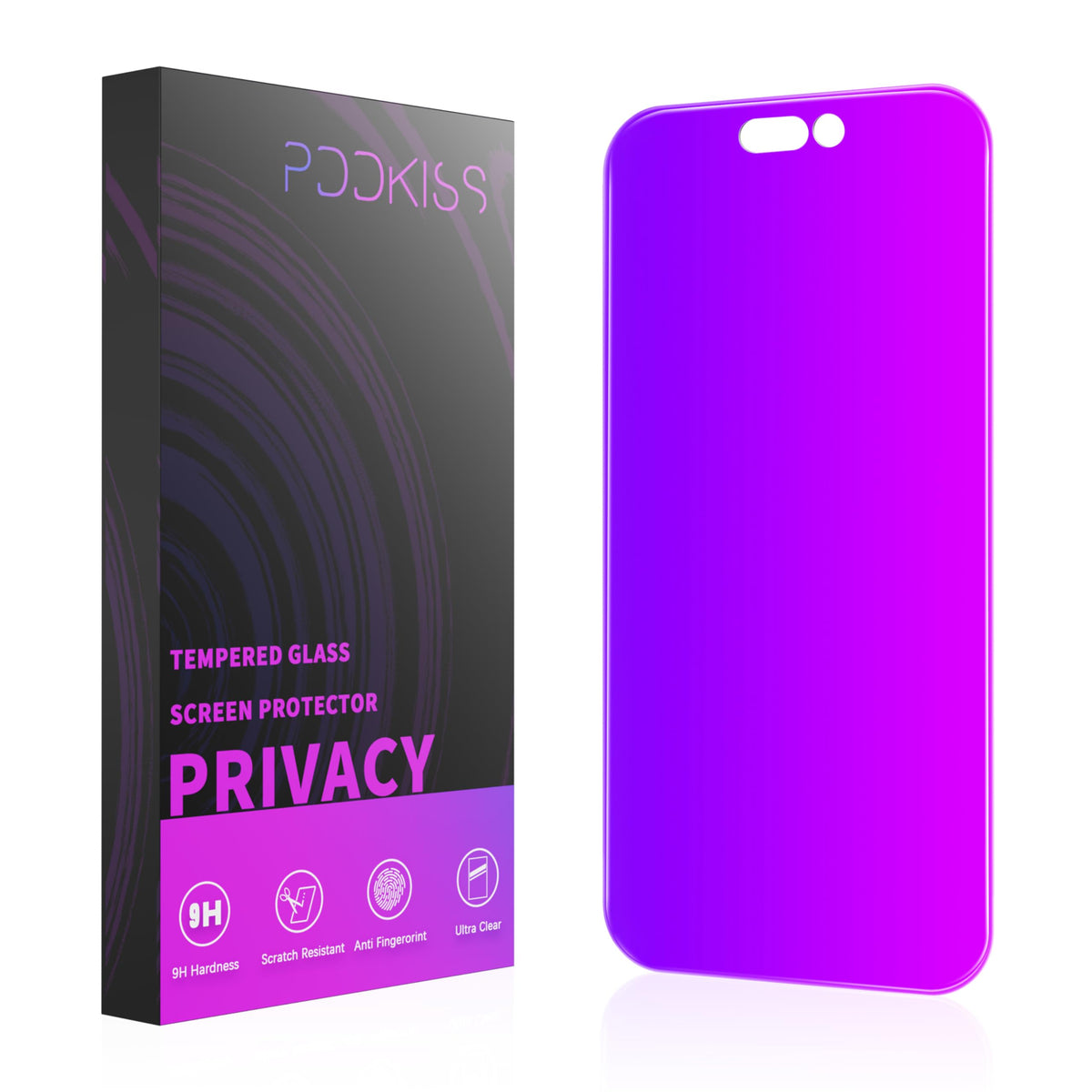 PDDKISS Compatible for iPhone 15 Pro Max Privacy Screen Protector