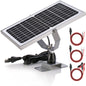 SUNER POWER 10W 12V Solar Battery Charger Maintainer, Built-in Smart MPPT Charge Controller, Adjustable Mount Bracket, Waterproof 10 Watt Solar Panel Kits for Car Automotive Boat Marine RV Trailer