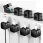 SaiTech IT 8 Pack Magnetic Cable Clips, Cord Organizer Holder Black