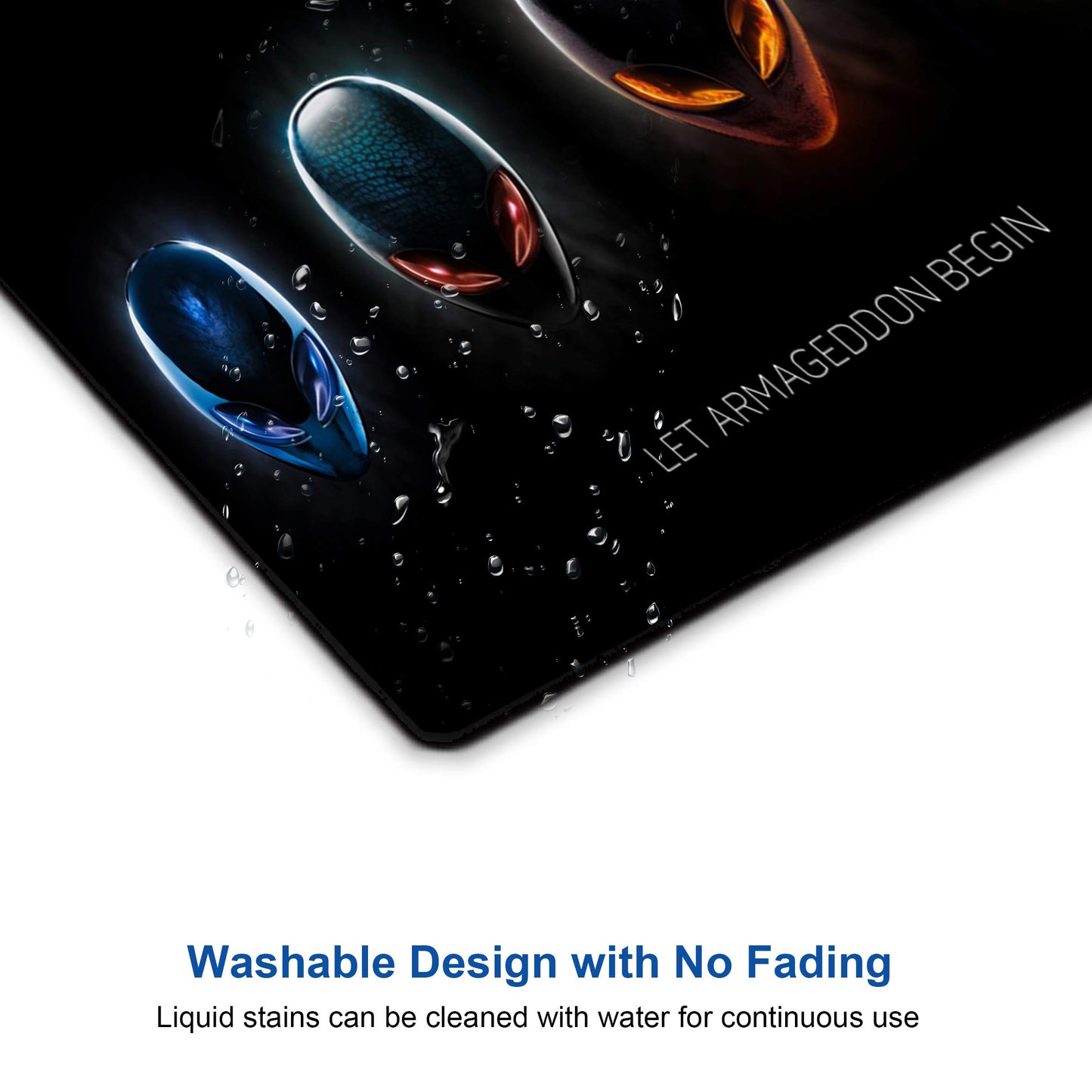 SHALYSONG Alien Mouse pad, Personalized Design sci-fi Computer Mouse pad