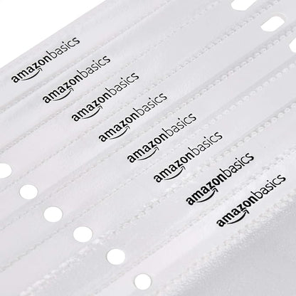 Amazon Basics Non-Glare Sheet Protector for Paper, Sturdy, with Pre-Punched Holes, Clear, 8.5 x 11 Inch, 500 Count